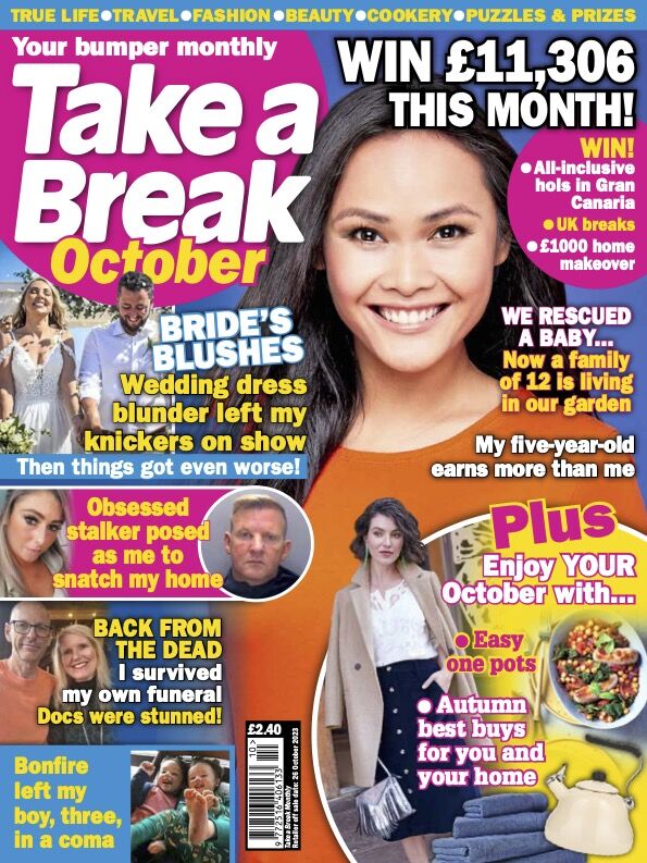 Sell my story to Take A Break magazine with Front Page Story agency for cash